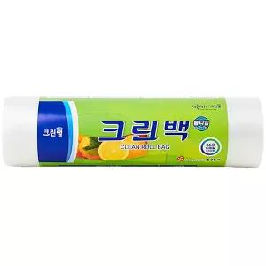 크린랩 크린롤백 30cmx40cm 대형 500매 비닐팩 비닐봉투 봉지 위생백 주방