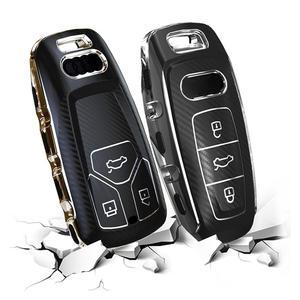 아우디 키케이스 키홀더 크롬 카본 TPU A3 A4 A5 A6 A7 A8 Q3 Q5 Q7 Q8 이트론