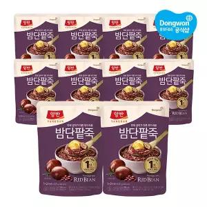 [동원] 양반 밤단팥죽 420g X 10봉 /즉석죽/파우치