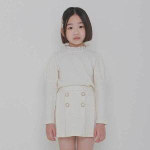 [아이러브제이] M. 더블 레이스넥 퍼프 티 JUFTO05