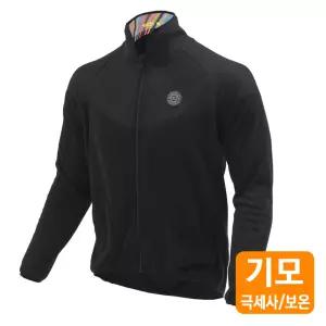 MCN 겨울 방한 기모 자전거 부분방풍 플리스 후리스 자켓 점퍼 블랙