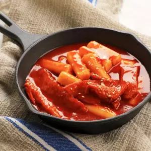 더푸드마켓 즉석 밀키트 밀떡볶이 옛날분식 떡볶이 1인분 350g