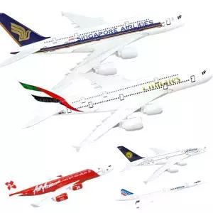 1:400 세계 모형비행기 항공기 에어버스 A380 A320 A350 외 16cm