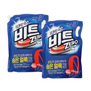 비트 제로 진드기 침투세탁 액체 세탁세제 리필 일반용 1.55L x2개