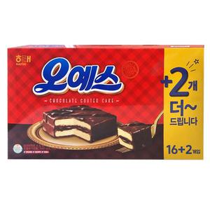 해태 오예스 540g (16+2) x 1곽 / 사무실 학원 학교 어린이집 간식