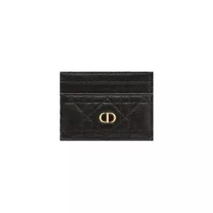[DIOR][명품] 크리스찬 디올 디올 카로 5 슬롯 카드 홀더 블랙 S5130UWHC M900