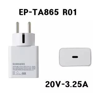 삼성 65W C -타입 충전기 EP-TA865 S22 S23 NT950 NT930 NT750 NT850 Galaxy A6 A7 A8 A9 S7 S7+ (+C-C )