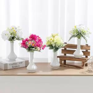 알륨 조화 화병 포인트 set 25cm (DIY) 4컬러 인테리어 꽃 테이블 장식 소품 꾸