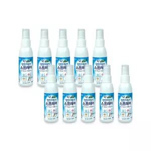 리빙굿 정전기방지 스프레이(60ml) 허브향-10개 섬유스프레이 탈취제 의류스프레이 니트