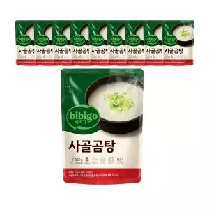 CJ 비비고 사골곰탕 500g, 10개