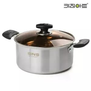 키친아트 스텐 양수냄비 26cm 찌개 국냄비