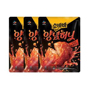 CJ 소바바치킨 양념순살 375g, 3개