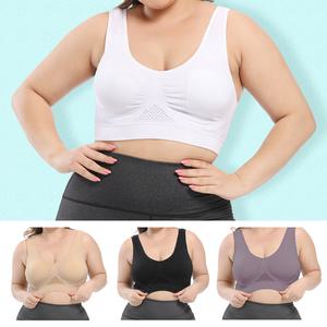빅사이즈 여성 노와이어 브라탑 5XL 6XL 브라 브래지어 스포츠브라 속옷