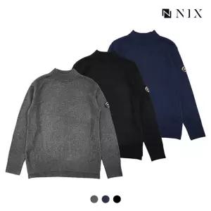 [NIX]남) 투톤 골조직 반터틀넥 (FNQWCWT111P)