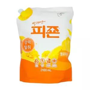 피죤 리필 섬유유연제 옐로미모사 2.1L