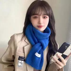 남녀공용 니트 머플러 부드러운 겨울용 쁘띠 커목도리 데일리 넥워머 개별포장 8색