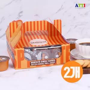 다네시타 버터쿠키 씬앤크리스피 싱글서브 18입 324g x 2개