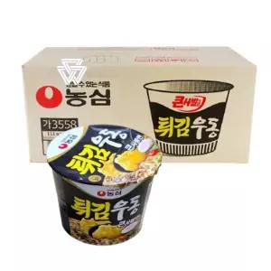 농심 튀김우동 큰사발면 111g x 16개입 1박스
