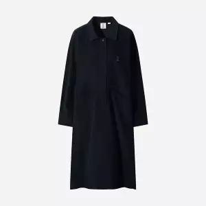 [DOD][디오디 공식]여성) 코듀로이 셔츠 원피스(NAVY)