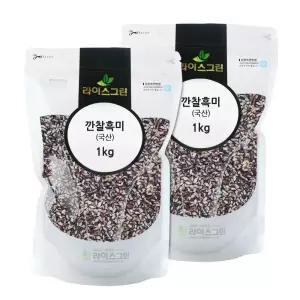 깐찰흑미 2kg 깐흑미 26년산 햅쌀 진도산