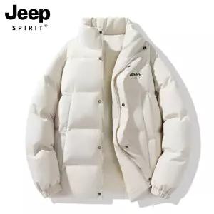JEEP SPIRIT 겨울 여성 루즈핏 따뜻한 숏 경량 패딩 점퍼
