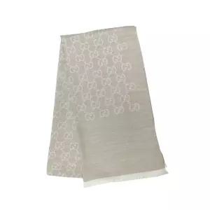 [케이스포함] 남녀공용 Jacquard 투톤 양면 스카프(165904 3G646 9500)