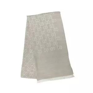 구찌 MUST IT_[케이스포함] 남녀공용 Jacquard 투톤 양면 스카프 165904 3G646 9500)