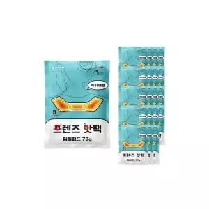 국내생산 KC인증 인라이프 프렌즈 목어깨용 핫팩 찜질패드 70g 40개