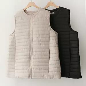 빅사이즈베스트 C249L602 데일리솜패딩집업조끼 IR