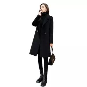 핸드메이드코트 겨울 정장 양면 울 양모 리버서블