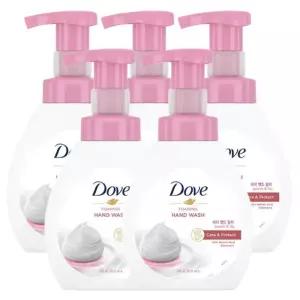 도브 포밍 핸드워시 피치&릴리 240ml 5개