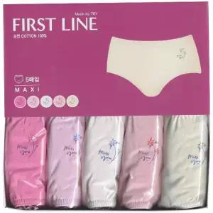 TRY퍼스트라인 순면 맥시여삼각팬티5매입TWPXK50MA5