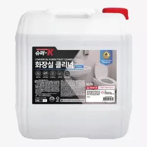슈퍼K 업소용 화장실 청소 세제 클리너 18.75L 대용량 욕실세정제 냄새제거