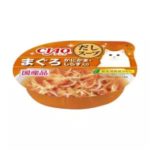 이나바 챠오 다시스프 컵 참치+게맛살+치어 60g (NC-52) x 24개