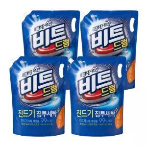 [라이온코리아] 비트 리필 드럼용 액체세제 2.0L x 4개