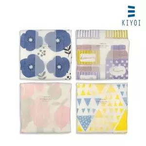 [하라다 키요이] 카야 7겹 프린트 키친크로스 일본 면행주 30x30cm 1...