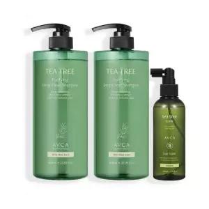 아브카 티트리 지성두피 탈모증완화 세트[샴푸 800ml 2개 + 토닉 200ml 1개]