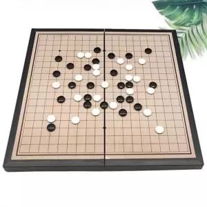 자석 오목 바둑 세트 초등학교 보드게임 28x28cm 바둑알 수납 바둑판
