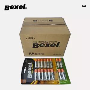 벡셀 134번 Bexel LR6 AA 알카라인건전지 카드형 12+4 x 10카드 1BOX 총160개입