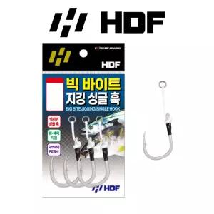 [해동 HDF] 빅바이트 지깅 싱글 훅 어시스트 대물 부시리 방어 메탈지그 바늘