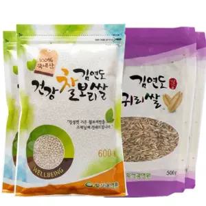 26년국내산 햇찰보리600g 5봉 +햇귀리 500g 5봉
