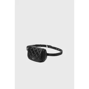 [왁][왁 골프 WAAC] 우먼 퀼팅 벨트 백 블랙 EVR WGBAX26613 BKX