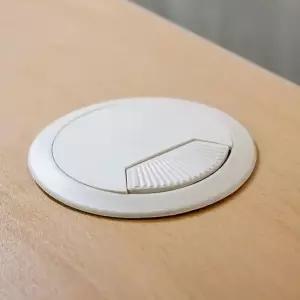 스터닝팩토리 회전형 전선캡 20p 테이블 책상 전선구멍커버 50mm 전선캡 책상캡 전선홀캡 테이블전선구멍