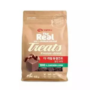 더리얼 동결건조 닭간 트릿 45g - 1개