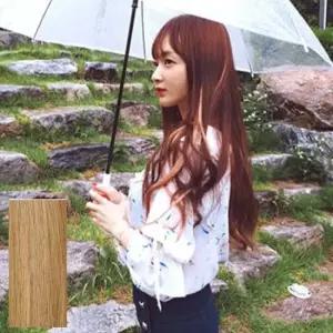 골드블론드웨이브붙임머리 매혹적인 컬러피스