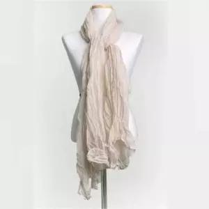 코디 가을 주름 무지 스카프 롱 목도리 봄