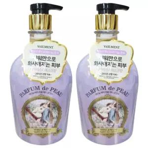 온더바디 벨먼 파퓸드뽀 퍼퓸 바디클렌저 머스크향 600ml 2개