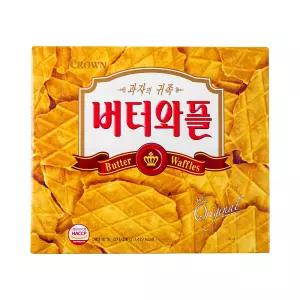 [파격도매가]크라운 버터와플 316g / 대용량과자 간식 탕비실 사무실 회사 선물 벌크