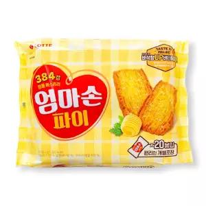 [파격도매가]롯데 엄마손파이 254g / 대용량과자 쿠키 간식 탕비실 사무실 회사 선물 벌크