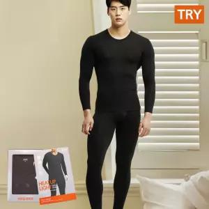트라이 히트업 남성 발열내의 상하세트
